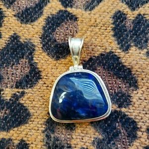 Silpada Blue Sodalite and Silver pendant